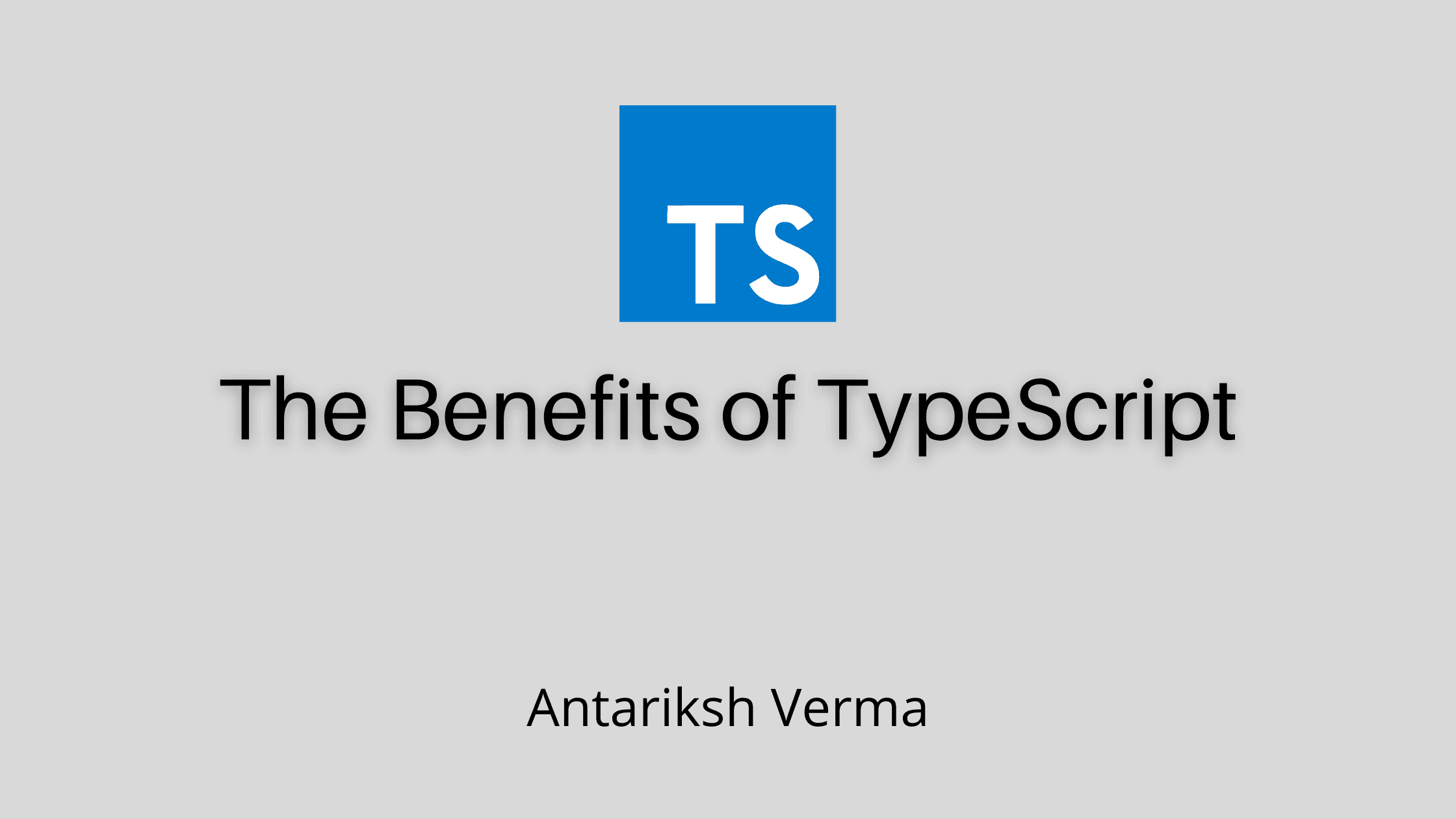 Benefits of TypeScript
